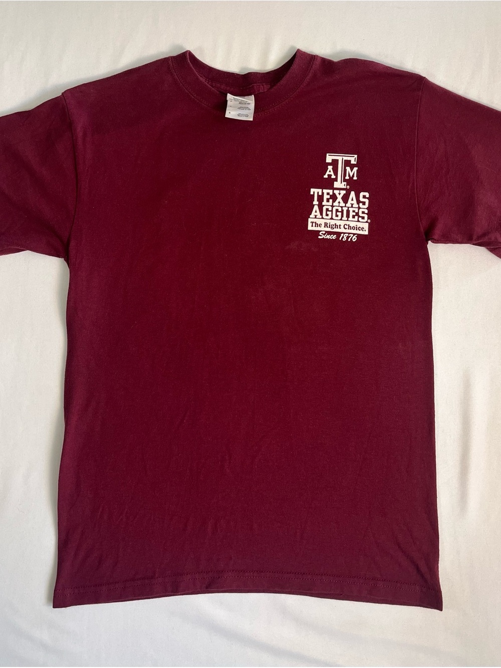 Gildan Maroon Texas A&M Aggies Short Sleeve Tee 0005
